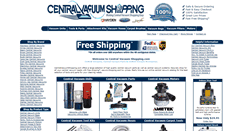 Desktop Screenshot of centralvacuumshopping.com